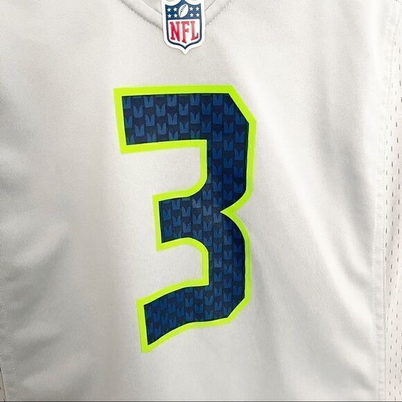 Nike Youth Alternate Game Jersey Russell Wilson Seattle Seahawks 3 - Picture 4 of 8